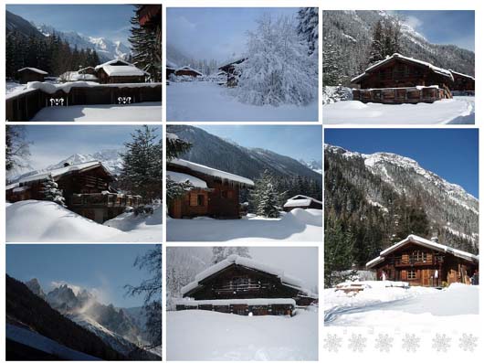 Chalet Alba Chamonix in winter